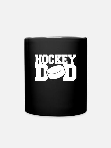 hockey dad - Mug uni - noir
