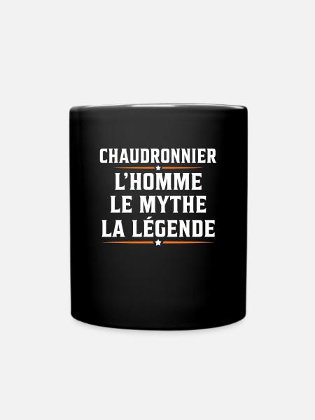 chaudronnier l'homme mythe mégende soudeur - Mug uni - noir