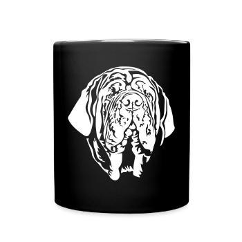 Mastino Napoletano Head "Black Edition" - Full Colour Mug - black - Front