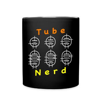 Vacuum Tube Nerd - Tasse einfarbig - Schwarz - Vorne