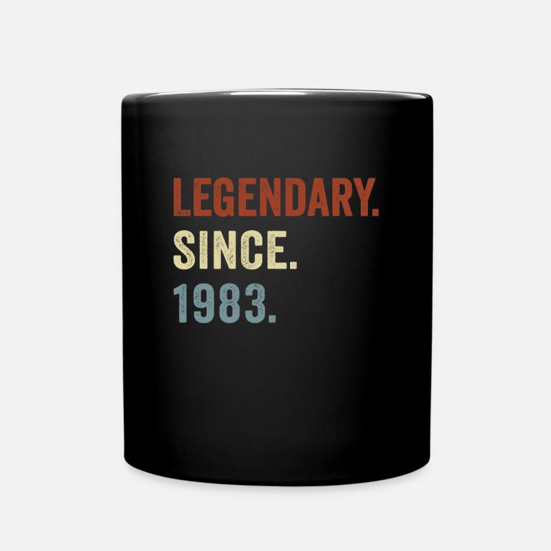 Legendary since 1983 - Tasse einfarbig - Schwarz