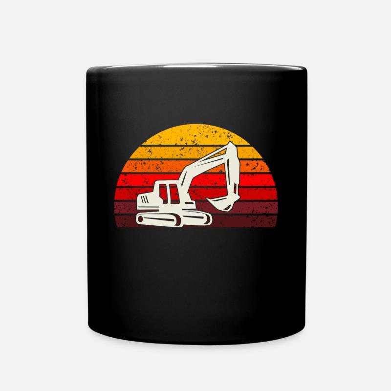 Retrobagger T-Shirt Bagger Seite - Tasse einfarbig - Schwarz