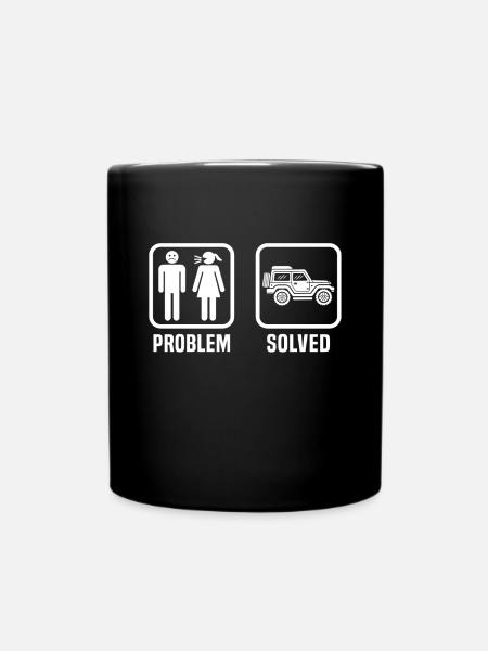 Problem solved off road 4x4 - Mug uni - noir