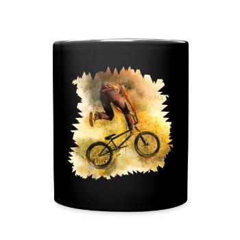 BMX Sport Bike - Full Colour Mug - black - Front