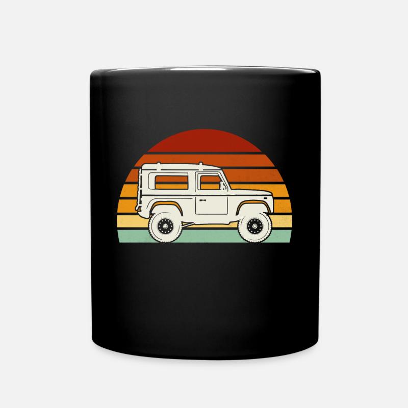 off road 4x4 all-terrain vehicle - Full Colour Mug - black