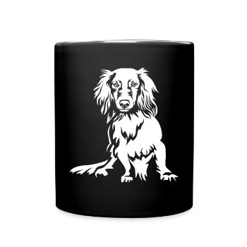 Dachshund "Black Edition" - Full Colour Mug - black - Front