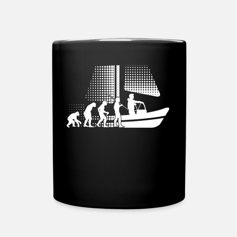 Segeln Geschenk Schiffstaufe Segler Skipper - Tasse einfarbig - Schwarz