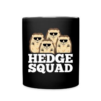Hedgesquad Hérisson Pun - Mug uni - noir - Devant