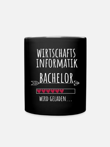 Wirtschaftsinformatik Studium Student Geschenk - Tasse einfarbig - Schwarz