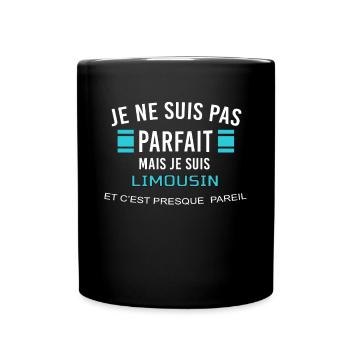 je ne suis pas parfait LIMOUSIN - Mug uni - noir - Devant