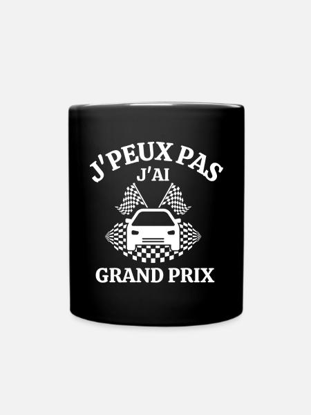 course automobile, circuit automobile, grand prix - Mug uni - noir