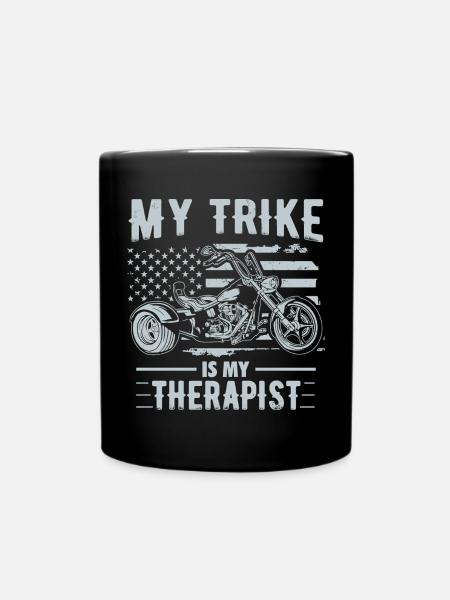 Idées cadeaux Trike | Triker Moto Trikes Motard - Mug uni - noir