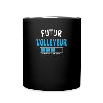 futur VOLLEYEUR - Mug uni - noir - Devant