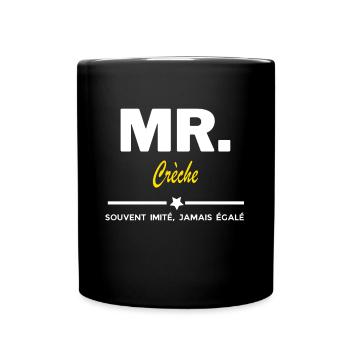 MR. souvent imité, jamais égalé Crèche - Mug uni - noir - Devant