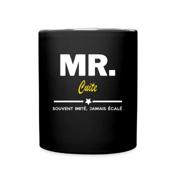 MR. souvent imité, jamais égalé Cuite - Mug uni - noir - Devant