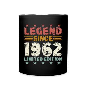 Légende 1962 Vintage Vintage Cadeau d’Anniversaire - Mug uni - noir - Devant