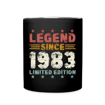 Legend 1983 Vintage Cadeau d’anniversaire - Mug uni - noir - Devant