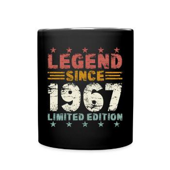 Legend 1967 Vintage Cadeau d’anniversaire - Mug uni - noir - Devant