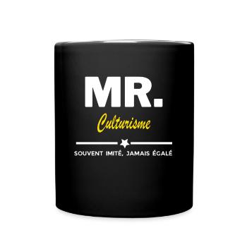 MR. souvent imité, jamais égalé Culturisme - Mug uni - noir - Devant