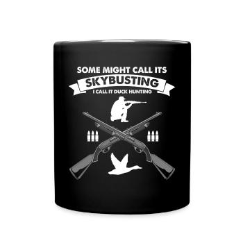 Duck Hunting Duck Hunting Hunter Duck Hunter Duck Hunter Design - Full Colour Mug - black - Front