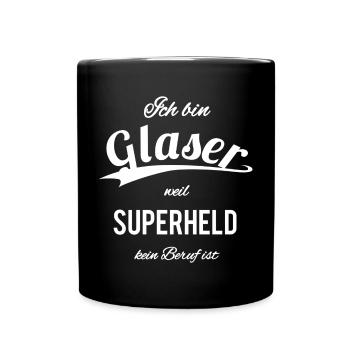 Glaser - Tasse einfarbig - Schwarz - Vorne