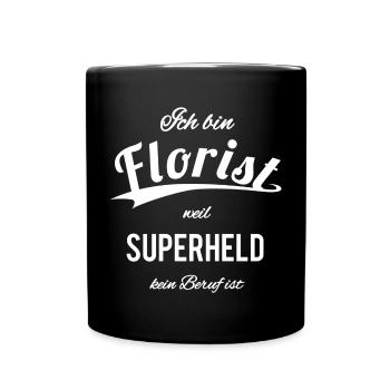 Florist - Tasse einfarbig - Schwarz - Vorne