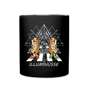 Die Illuminüsse - Tasse einfarbig - Schwarz - Vorne