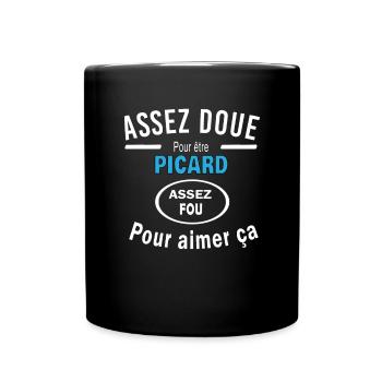 Assez doue pour etre PICARD - Mug uni - noir - Devant
