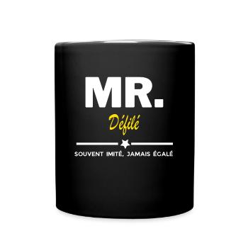 MR. souvent imité, jamais égalé Défilé - Mug uni - noir - Devant
