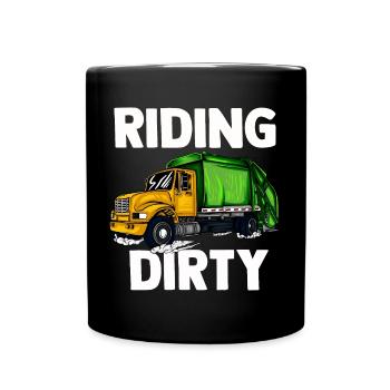 Garbage Man Cadeau Garbage Collection Waste Profession - Mug uni - noir - Devant