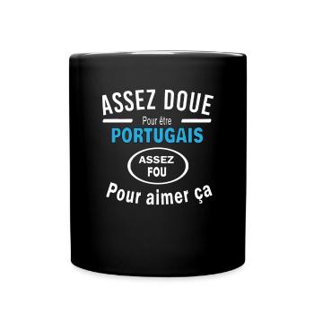 Assez doue pour etre PORTUGAIS - Mug uni - noir - Devant