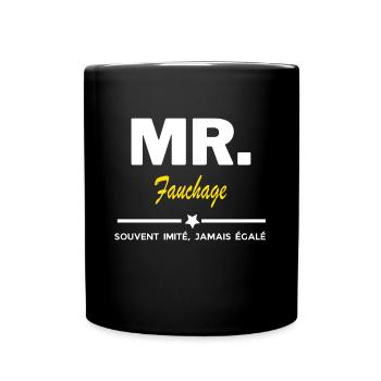 MR. souvent imité, jamais égalé Fauchage - Mug uni - noir - Devant