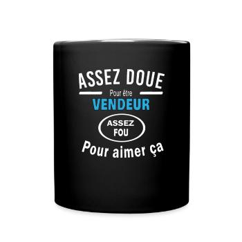 Assez doue pour etre VENDEUR - Mug uni - noir - Devant