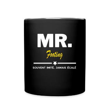 MR. souvent imité, jamais égalé Footing - Mug uni - noir - Devant