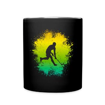 Floorball Player Floorball Floorball Player - Full Colour Mug - black - Front