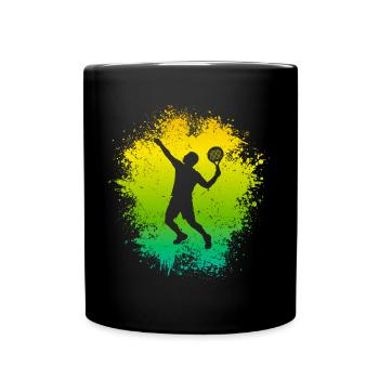 Padel Player Kids Padel Player Padel Tennis - Full Colour Mug - black - Front