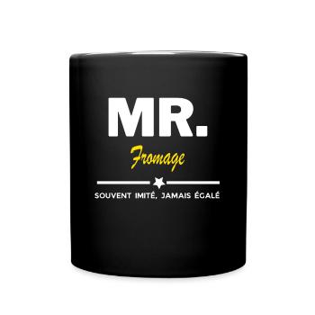 MR. souvent imité, jamais égalé Fromage - Mug uni - noir - Devant