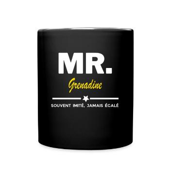 MR. souvent imité, jamais égalé Grenadine - Mug uni - noir - Devant