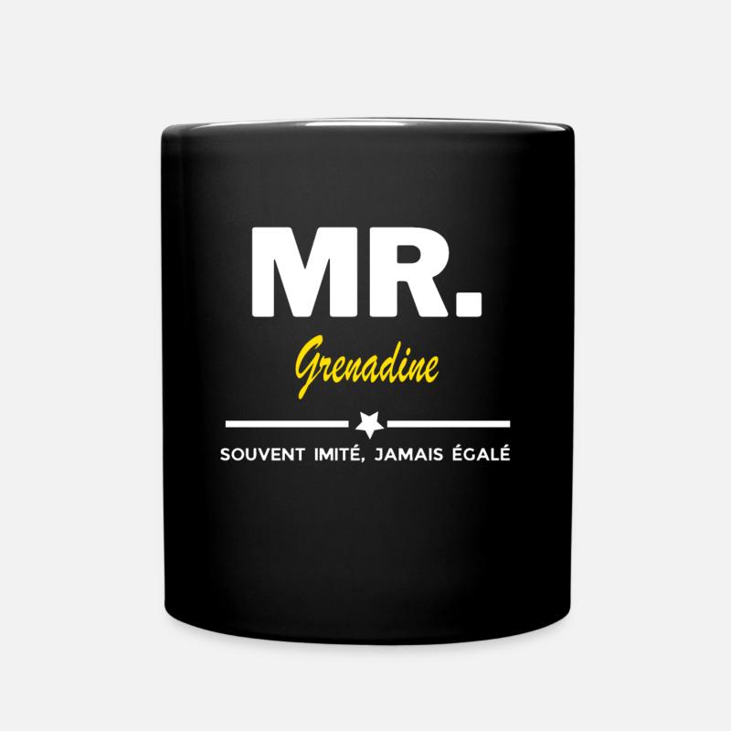 MR. souvent imité, jamais égalé Grenadine - Mug uni - noir