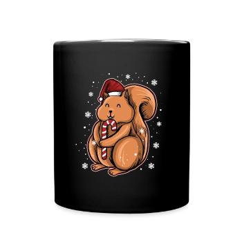 Noël Ugly Noël Noël Écureuil - Mug uni - noir - Devant