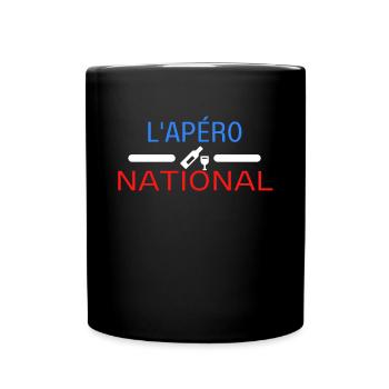 APERO NATIONAL - Mug uni - noir - Devant