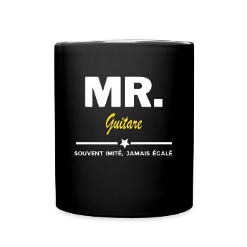MR. souvent imité, jamais égalé Guitare - Mug uni - noir - Devant