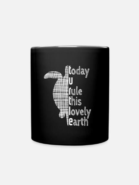 Turtle - Tasse einfarbig - Schwarz