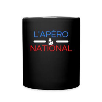 APERO NATIONAL - Mug uni - noir - Devant