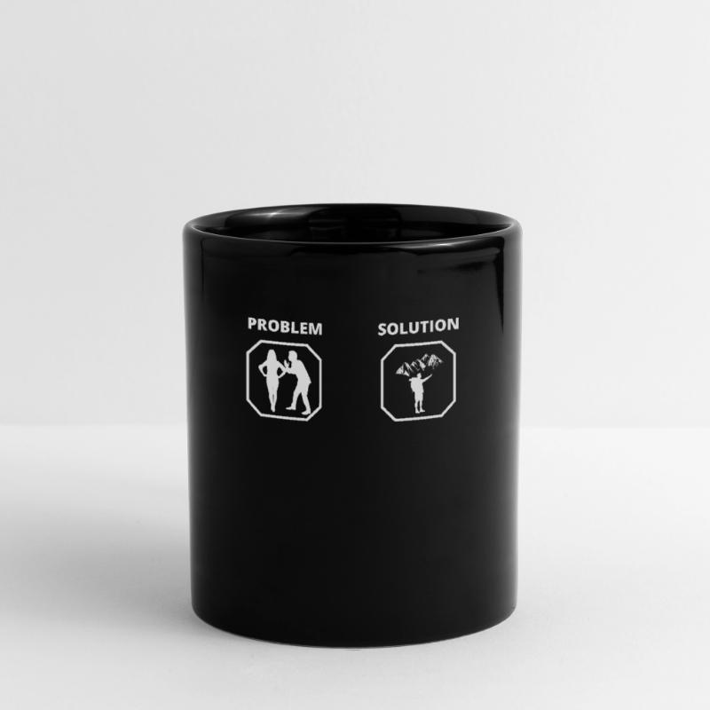 PROBLEM HIKING SOLUTION Full Colour Mug