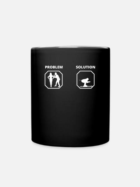 PROBLEM SOLUTION ski - Mug uni - noir