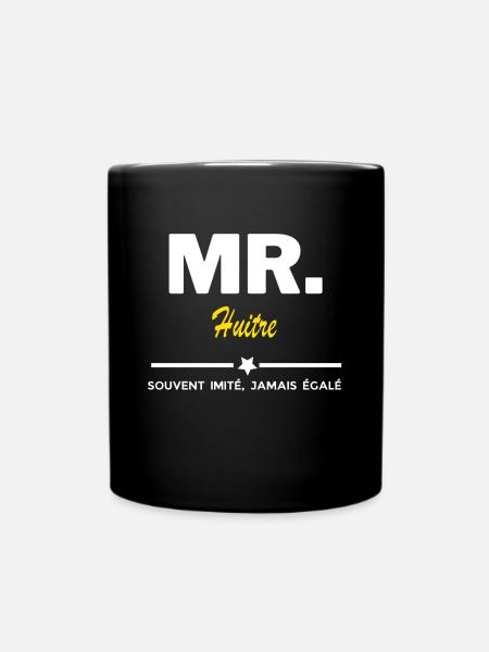 MR. souvent imité, jamais égalé Huitre - Mug uni - noir