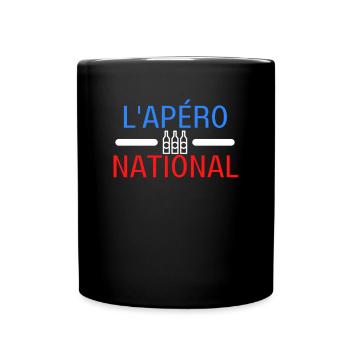 APERO NATIONAL - Mug uni - noir - Devant