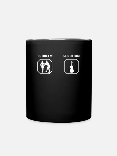 PROBLEM SOLUTION violon - Mug uni - noir