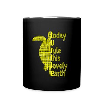 TURTLE - Tasse einfarbig - Schwarz - Vorne